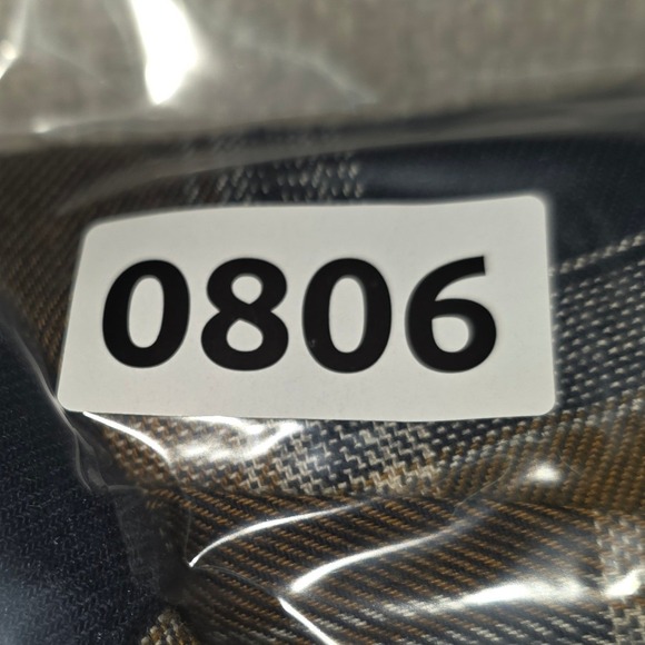 Carhartt Mens Relaxed Fit Fleece Lined Flannel Shirt Jacket Navy Mustard Plaid M - Picture 10 of 10